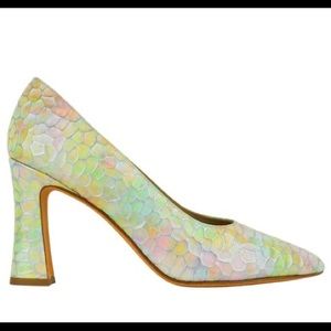 Maryam Nassir Zadeh Neon Fish Heel 39.5 NWT